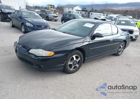 2002 Chevrolet Monte Carlo Ss из США, поврежденный, VIN 2G1WX15K829357949